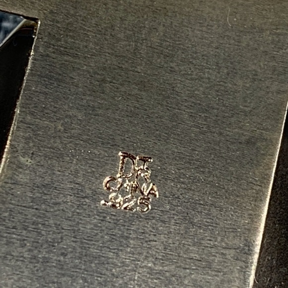 Turquoise and blue stone sterling silver bracelet - Picture 7 of 7